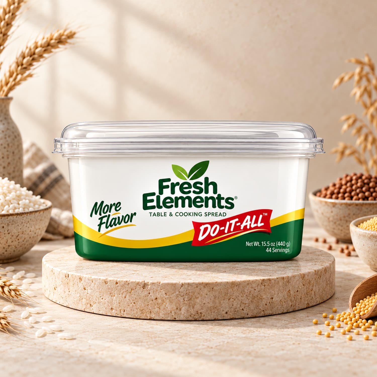 Fresh Elements Do-It-All table and cooking spread