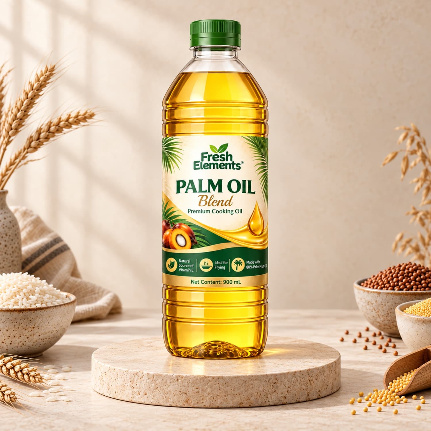 Fresh Elements Palm Oil Blend, 900 ml bottle