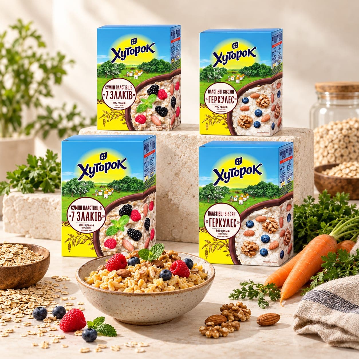 Khutorok Instant Cereals & Pilaf